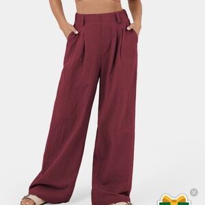 High Waisted  side pocket work pants